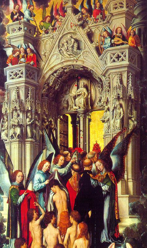 Hans Memling The Last Judgement Triptych oil painting picture
